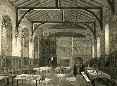 De College Hall, 1881 door Unbekannt