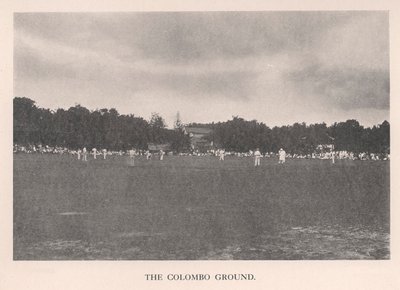 Het Colombo Cricket Ground, Ceylon, 1912 door Unbekannt