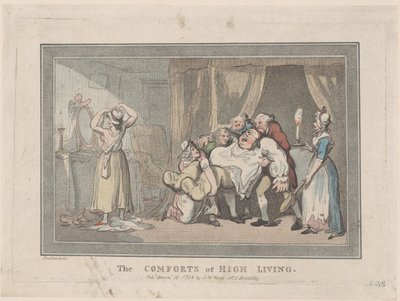 De geneugten van luxe leven, 16 december 1794 door Unbekannt