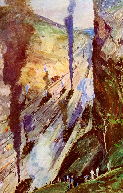 De Veroveraars, Culebra Cut, Panamakanaal, Panama, 1926 door Unbekannt