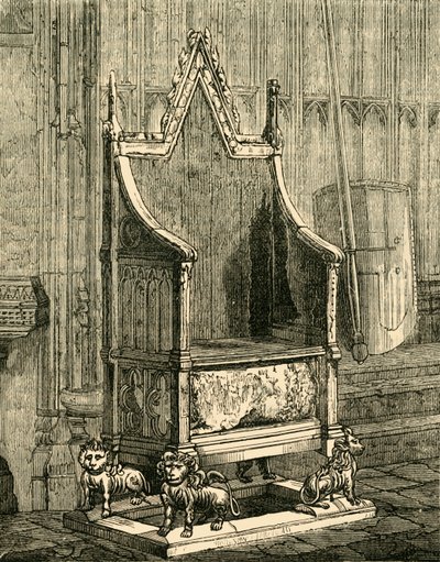 De Kroningsstoel, 1881 door Unbekannt