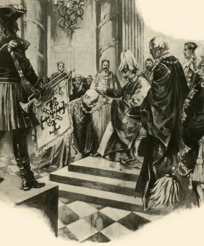 Het hof van de keizer, 1910 door Unbekannt