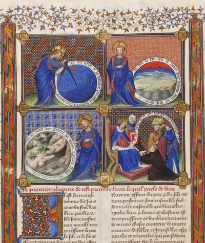 De Schepping Uit: Livre des propriétés des choses door Barthélemy l