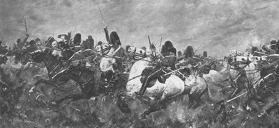 De Krimoorlog: De rally van de Scots Greys...bij Balaclava door Unbekannt