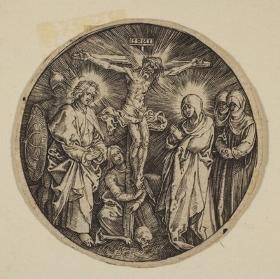 De Kruisiging (ronde kopie) door Unbekannt