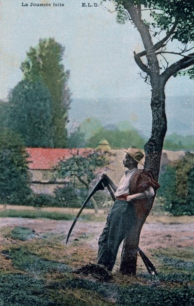 Het Einde van de Dag, c1900 door Unbekannt