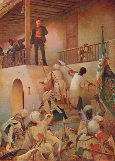 De Dood van Generaal Gordon, Khartoem, 26 januari 1885, 1893, 1906 door Unbekannt