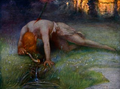 De dood van Siegfried, 1906 door Unbekannt