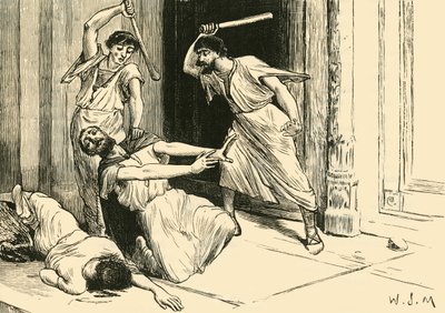 De dood van Tiberius Gracchus, 1890 door Unbekannt