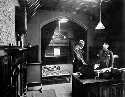 Het kantoor van de plaatsvervangend voorzitter, Lagerhuis, Westminster, Londen, ca. 1905 door Unbekannt