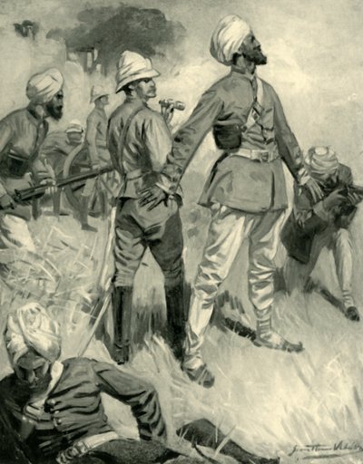 De Toewijding van Generaal Robertss Sikh Orde aan Spingawi, 1901 door Unbekannt