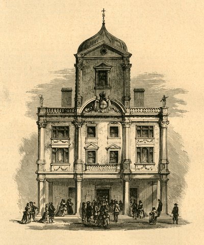 Het Dorset Gardens Theater, Whitefriars, 1897 door Unbekannt