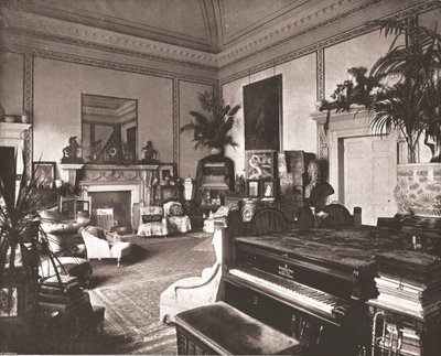 De Salon in de White Lodge, Richmond Park, 1894 door Unbekannt