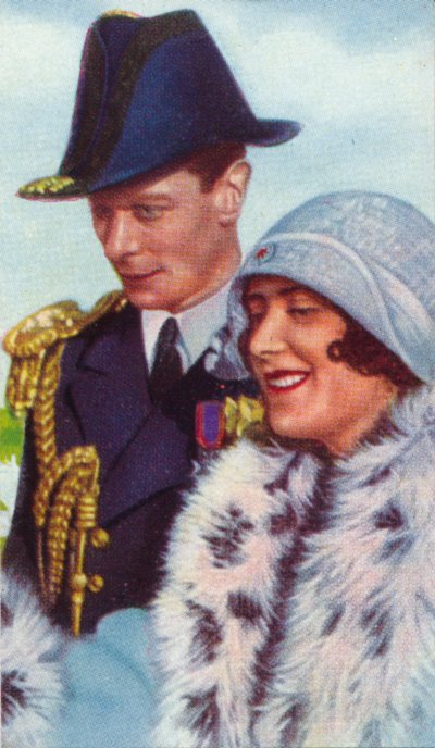 De hertog en hertogin van York later koning George VI en koningin Elizabeth tijdens hun tournee door Australië in 1927 door Unbekannt