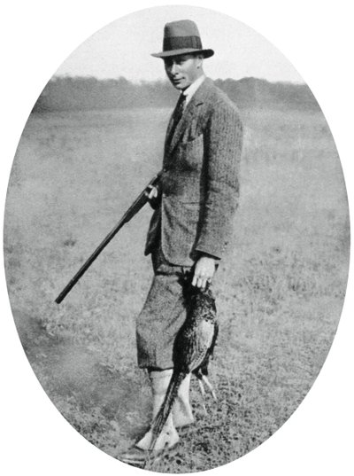 De Hertog van York op een jachtpartij in 1922 door Unbekannt