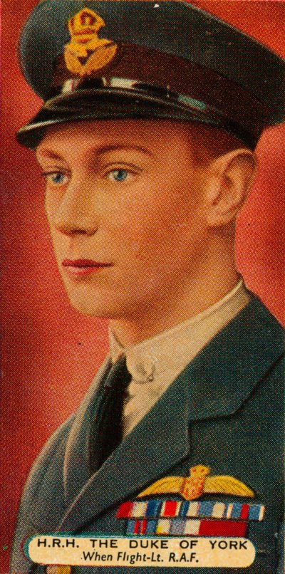 De hertog van York toen hij een Flight Lieutenant was in de RAF, ca. 1918 door Unbekannt