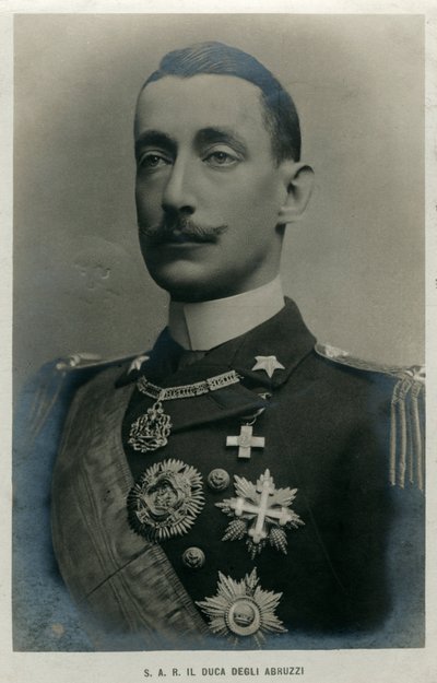 De Hertog van de Abruzzen, Italiaanse bergbeklimmer en ontdekkingsreiziger, ca. 1910 door Unbekannt
