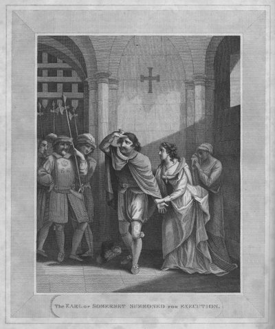 De graaf van Somerset opgeroepen voor executie, 1838 door Unbekannt