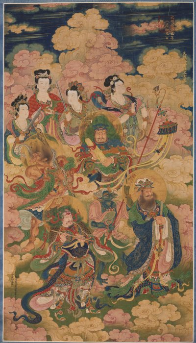 De Acht Gastheren van Deva, Naga en Yakshi door Unbekannt