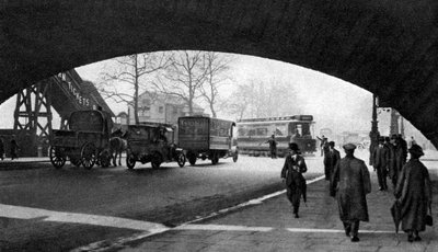 De Embankment, Londen, 1926-1927 door Unbekannt