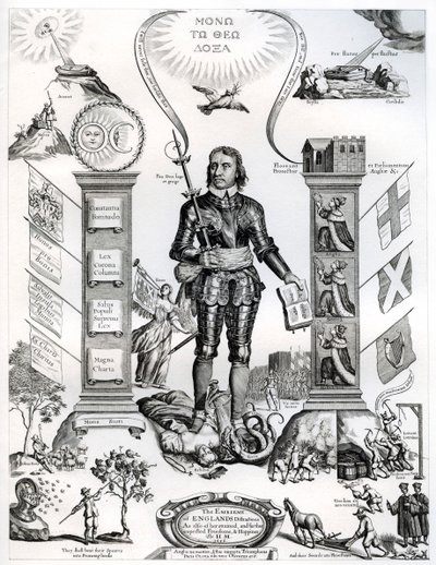 Het embleem van de Engelse verwarring, 1658, 1899 door Unbekannt