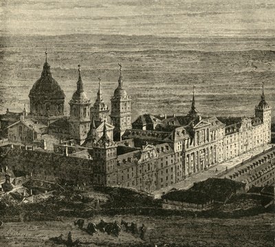 Het Escurial, nabij Madrid, 1890 door Unbekannt