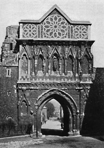 De Ethelbert-poort, Norwich, 1892, 1903 door Unbekannt