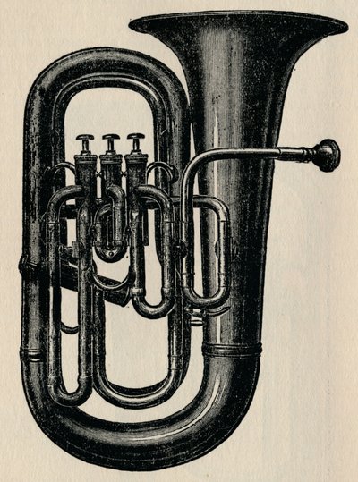 De euphonium, 1910 door Unbekannt