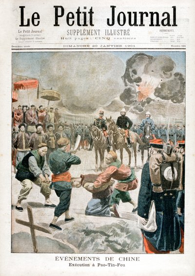 De executie van Pao-Tin-Fou, 1901 door Unbekannt