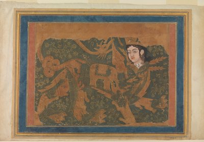 Het fabelachtige wezen Buraq door Unbekannt