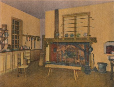 De familiekeuken, 1946 door Unbekannt