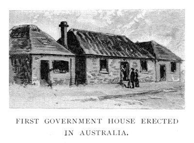 Het Eerste Regeringshuis, Sydney, Australië, 1886 door Unbekannt