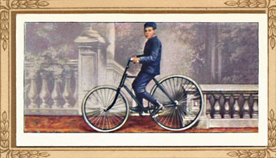 De eerste fiets met pneumatische banden, 1939 door Unbekannt