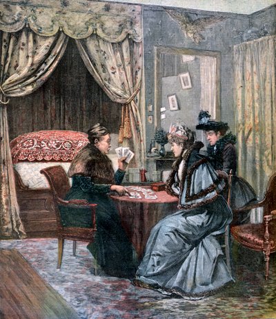 De waarzegster, 1892 door Unbekannt