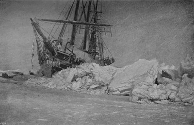 De Fram na een IJspersing. 10 januari 1895 door Unbekannt
