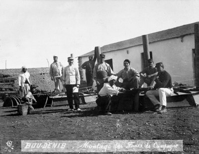 Het Franse Vreemdelingenlegioen op manoeuvres, Boudenib, Marokko, 1911 door Unbekannt