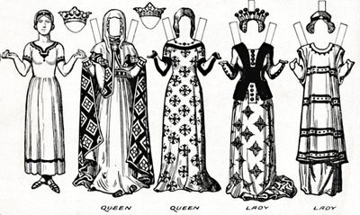 De galerij van Britse kostuums: Kleding gedragen in het bewind van de eerste Edward, ca. 1934 door Unbekannt
