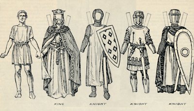 De galerij van Britse kostuums: Soorten kleding in de vroege Plantagenettijd door Unbekannt