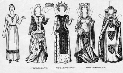 De Galerij van Kostuums: Jurken gedragen in de laatste jaren van Edward III