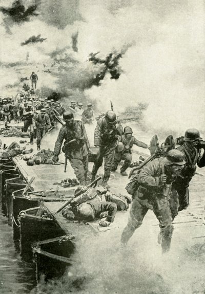 De Duitse Rivier van het Lot, 1919 door Unbekannt