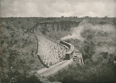 De Gokteik-kloof en spoorbrug, 1900 door Unbekannt