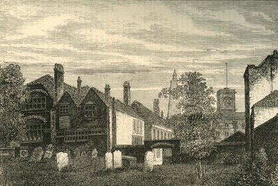 De Grammar School van St. Olaves, 1810, ca. 1878 door Unbekannt