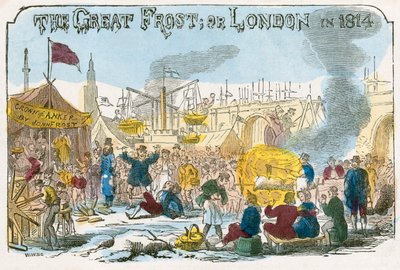 De Grote Vorst, of Londen in 1814, 1814 door Unbekannt