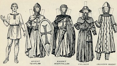 De Grote Galerij van Britse Kostuums: Diverse Jurken Gedragen in Normandische Tijden, ca. 1934 door Unbekannt