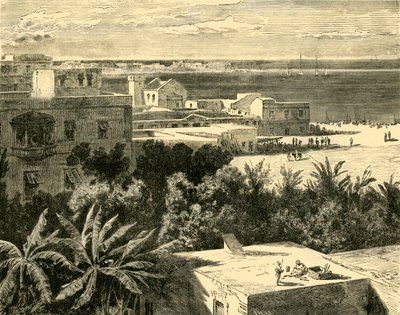De Grote Haven van Alexandrië, 1890 door Unbekannt