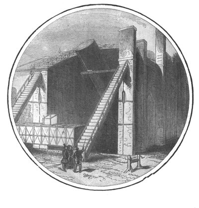 De Grote Telescoop gebouwd door Lord Rosse, 1828-1845, 1901 door Unbekannt