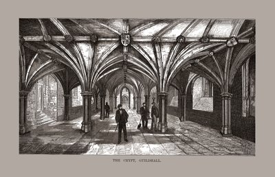 De Guild-Hall Crypte door Unbekannt