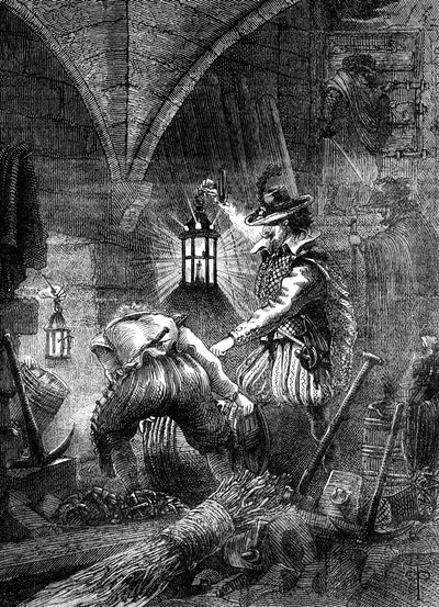 De samenzweerders van het Buskruitverraad aan het werk, ca. 1902 door Unbekannt