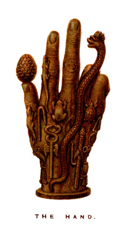 De hand, 1923 door Unbekannt