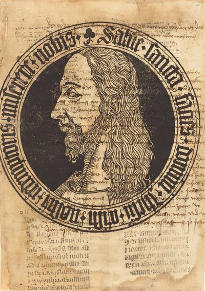 Het hoofd van Christus, ca. 1500 door Unbekannt